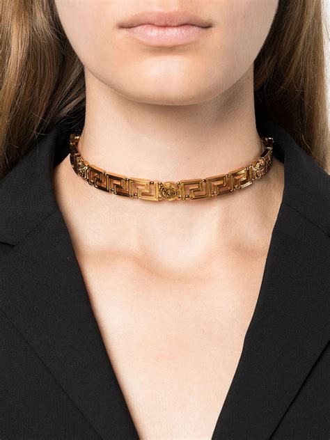 versace chocker|versace necklace farfetch.